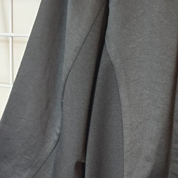 INC International Concepts Black Ruffle Zip Front Blouse Size 2X - Picture 10 of 11